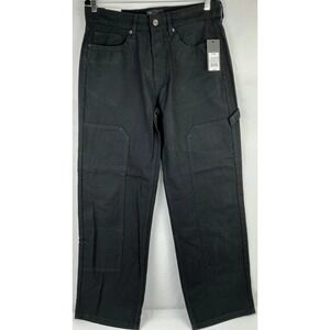 Relaxed Carpenter Pants NEW Black Men's Size 36x32 Canvas Workwear